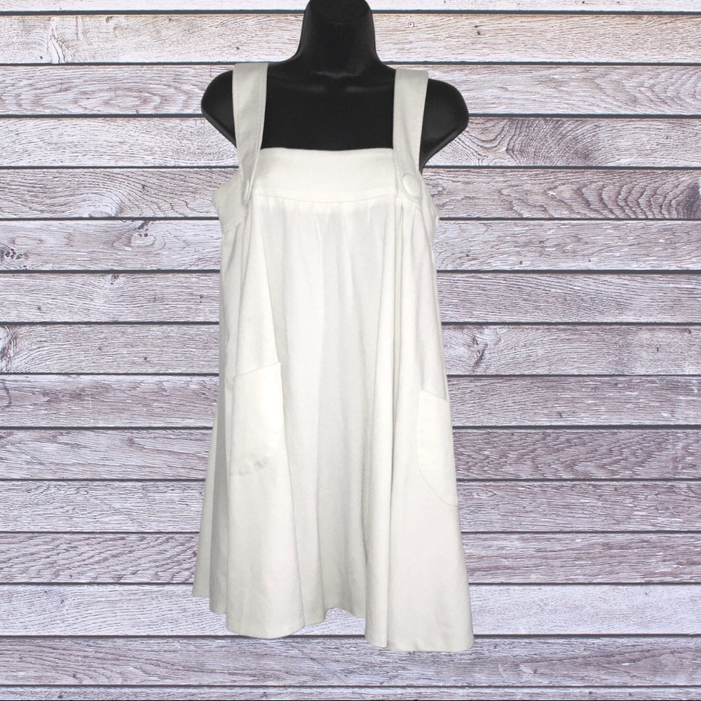 NECESSARY OBJECTS OFF WHITE DRESS/TUNIC SIZE M